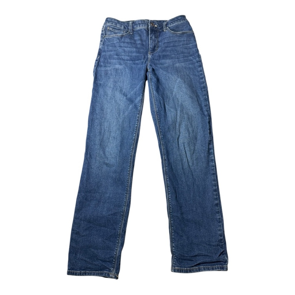 White House Black Market Medium Wash Stretch Slim Jeans Size 00